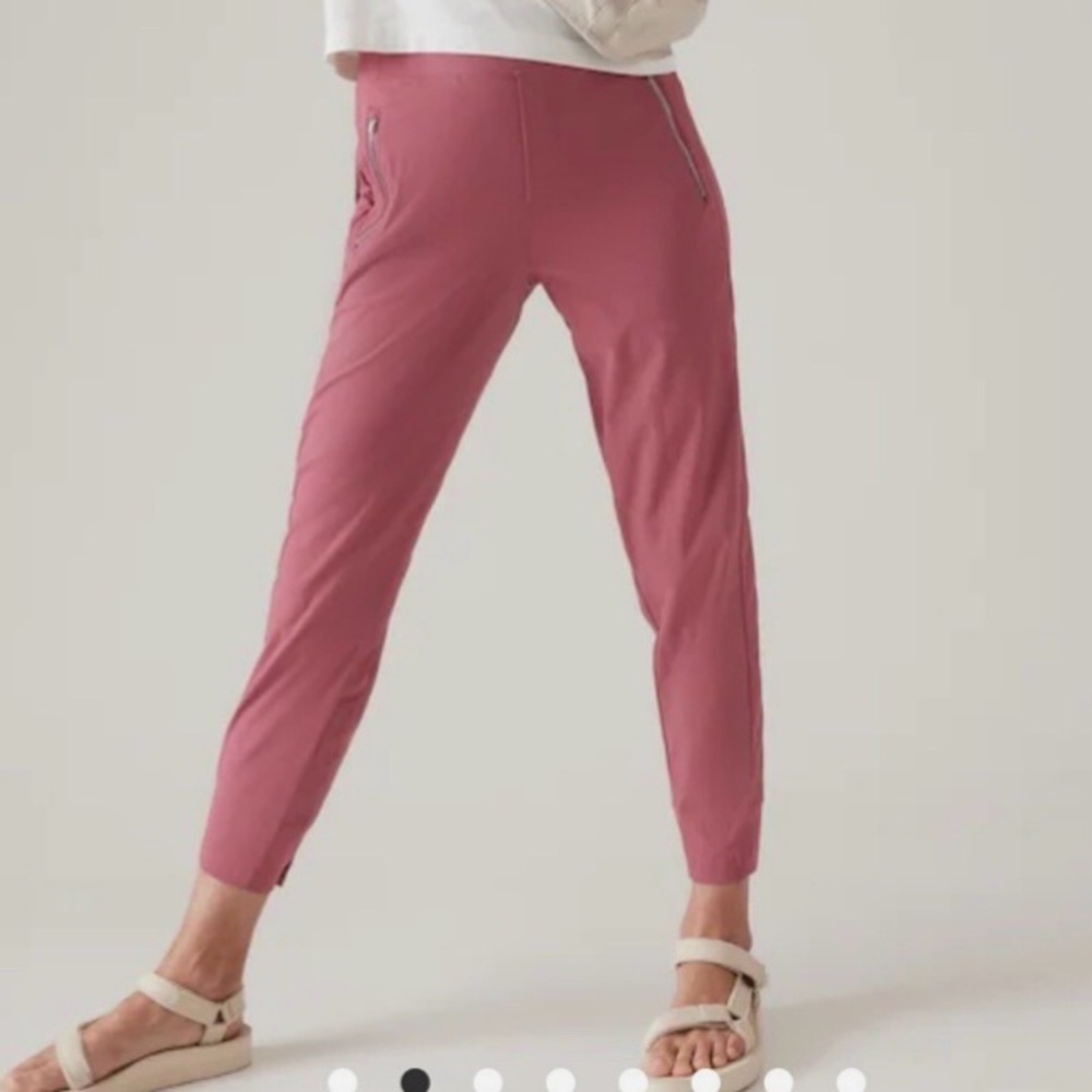Athleta Trekkie North Jogger NWT Pink Berry Rose